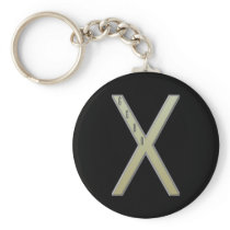 Gebo Rune gold Key Chain