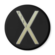 Gebo Rune gold Refrigerator Magnets