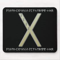 Gebo Rune gold Mouse Pad
