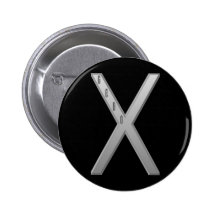 Gebo Rune grey Pinback Button