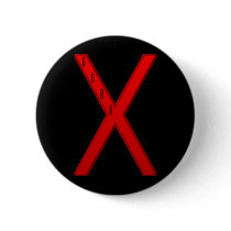 Gebo Rune red Pins