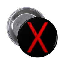 Gebo Rune red Pins