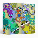 gecko lizard attack notebook binders