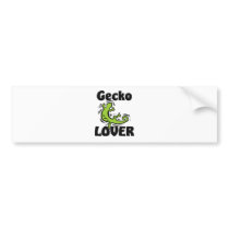 Gecko Lover bumper stickers by AnimalShirts Gecko Lover bumper stickers