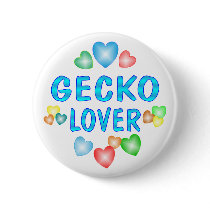 GECKO LOVER buttons by AllPetsStore GECKO LOVER buttons