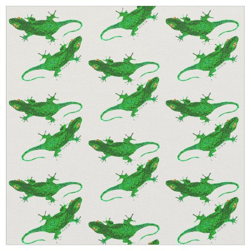 drawstring gecko pattern print