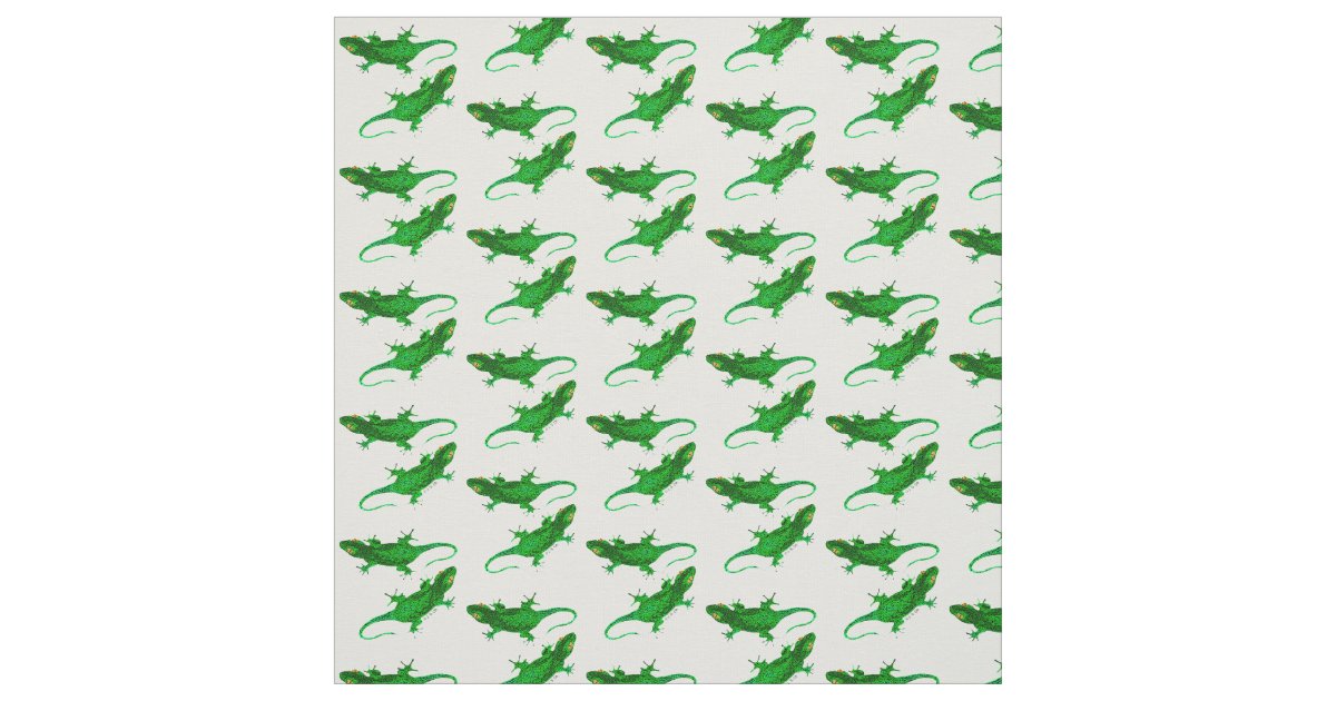 drawstring gecko pattern print