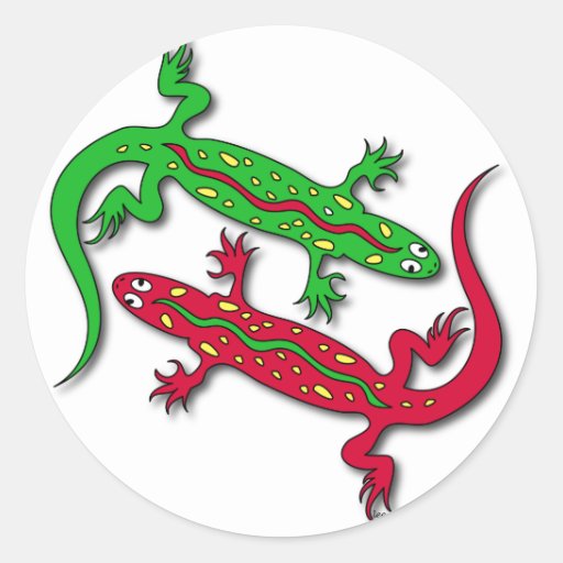 Gecko Stickers Zazzle