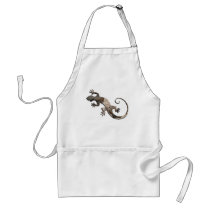 Gecko Stone Wall Apron by StargazerDesigns Gecko Stone Wall Apron