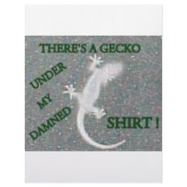 GECKO UNDER MY SHIRT LETTERHEAD DESIGN