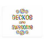 GECKOS ARE AWESOME POSTCARDS