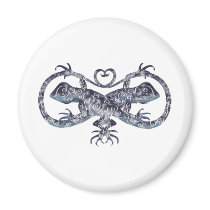 geckos horizontal fridge magnets