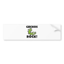 Geckos Rock bumper stickers by AnimalShirts Geckos Rock bumper stickers