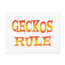 Geckos Rule postcards by AllPetsStore Geckos Rule postcards