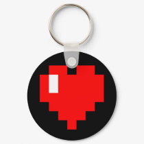 Geek <3 keychains by Prawninator Geek <3 keychains