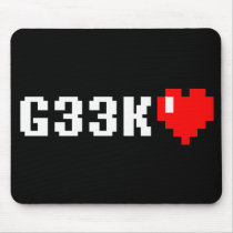 Geek <3 mousepads by Prawninator Geek <3 mousepads