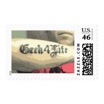 Geek 4 Life postage by MrGonz Geek 4 Life postage
