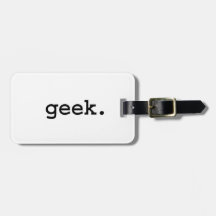 geek. bag tags