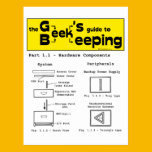 Geek Beekeeping (Hardware) - Postcard postcards