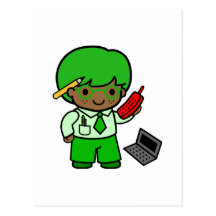 Geek Boy Postcards