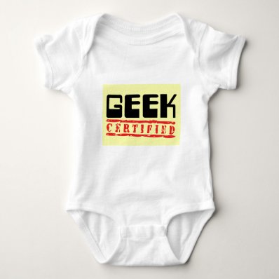 Geek certified yellow tee shirts