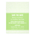 Geek Chic Binary Save the Date Invite, Green