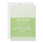 Geek Chic Binary Save the Date Invite, Green