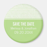 Geek Chic Save the Date Magnet, Green