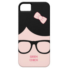 Geek Chick Funny iPhone5 case iPhone 5 Cover