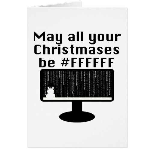 Geek Christmas Card