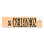 Geek Coffee Bumper Sticker bumper stickers