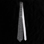 Geek Computer Black Keyboard Tie