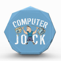 Geek Computer Jock Acrylic Award