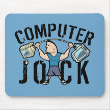 Geek Computer Jock Mouse Pads