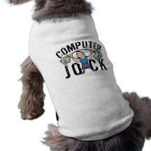 Geek Computer Jock Pet Shirt