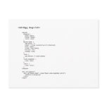 {Geek} Egg Nog Postcard