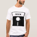 Geek Floppy Disk t-shirts by exit66 Geek Floppy Disk t-shirts