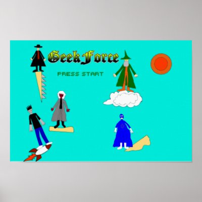 Geek Force Print by redphantom