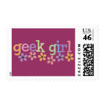 Geek Girl Daisies postage