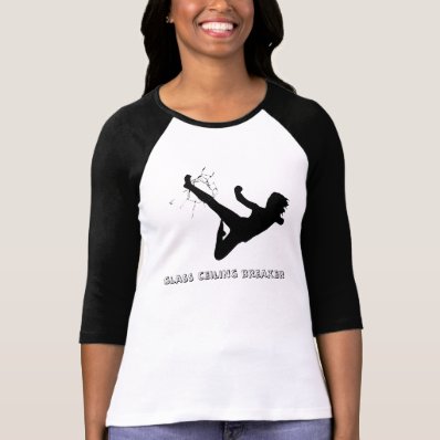 Geek girl glass ceiling breaker tee