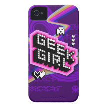 Geek Girl iPhone 4 Case