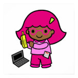 geek girl print
