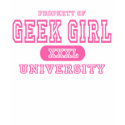 Geek Girl University t-shirts by universityshirts Geek Girl University t-shirts