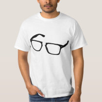 geek, nerd, funny, cool, computer, tshirts, glasses, story, bro, geeks, meme, fun, geek glasses, T-shirt/trøje med brugerdefineret grafisk design