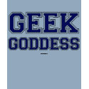 Geek Goddess (Navy) t-shirts
