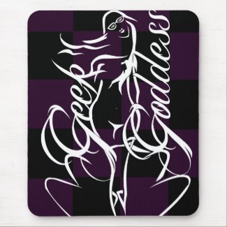 Geek Goddess Venus mousepad
