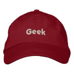 Geek Hat Embroidered Hat