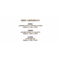 Geek Hierarchy (Bronzed) Coffee Mugs