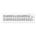 "GEEK" in binary code bumper stickers by Binary_Babe "GEEK" in binary code bumper stickers