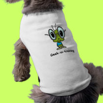 Geek-in-training dog t-shirt pet clothing by tshirtfun Geek-in-training dog t-shirt pet clothing